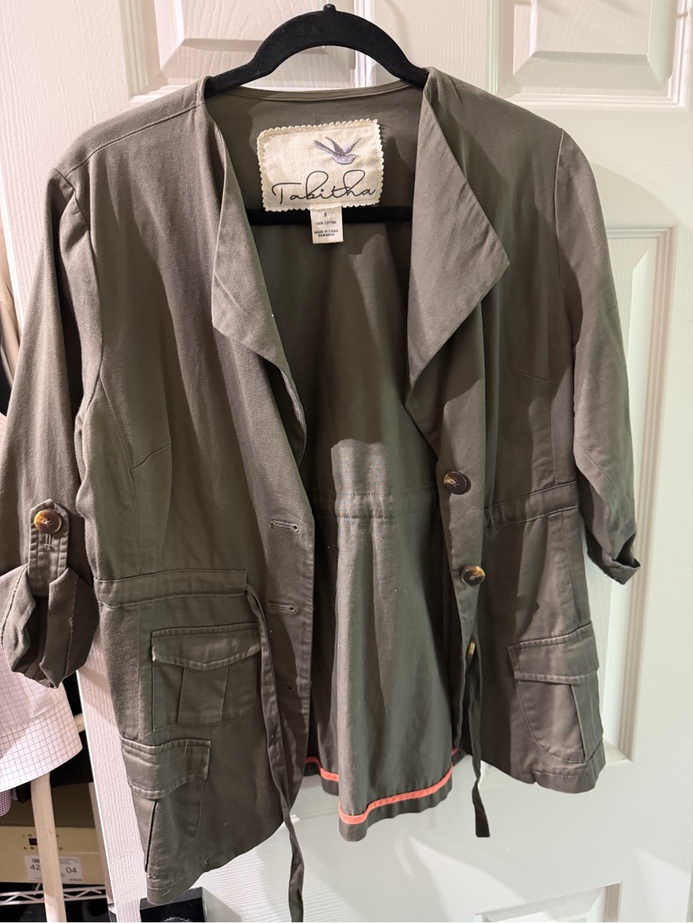 Anthropologie Tabitha Olive Utility Jacket - Casual Women’s Coat